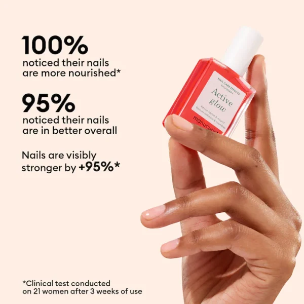 Active Glow™ Raspberry Nourishing Treatment Nail Polish